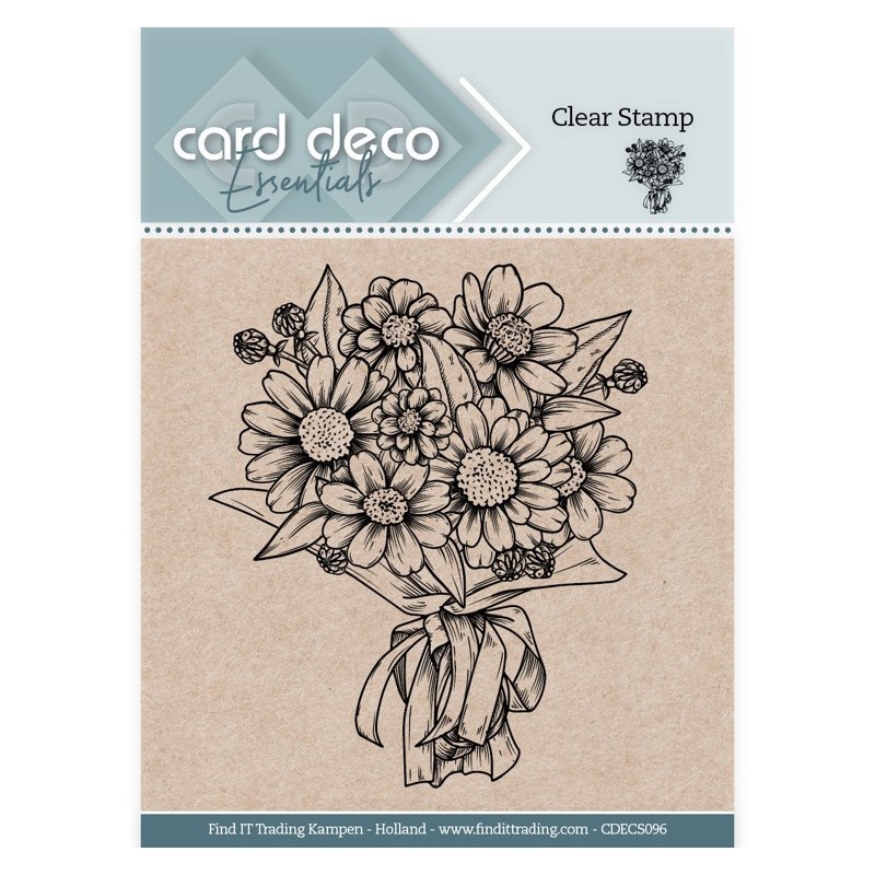 (CDECS096)Card Deco Essentials Clear Stamps - Bouquet