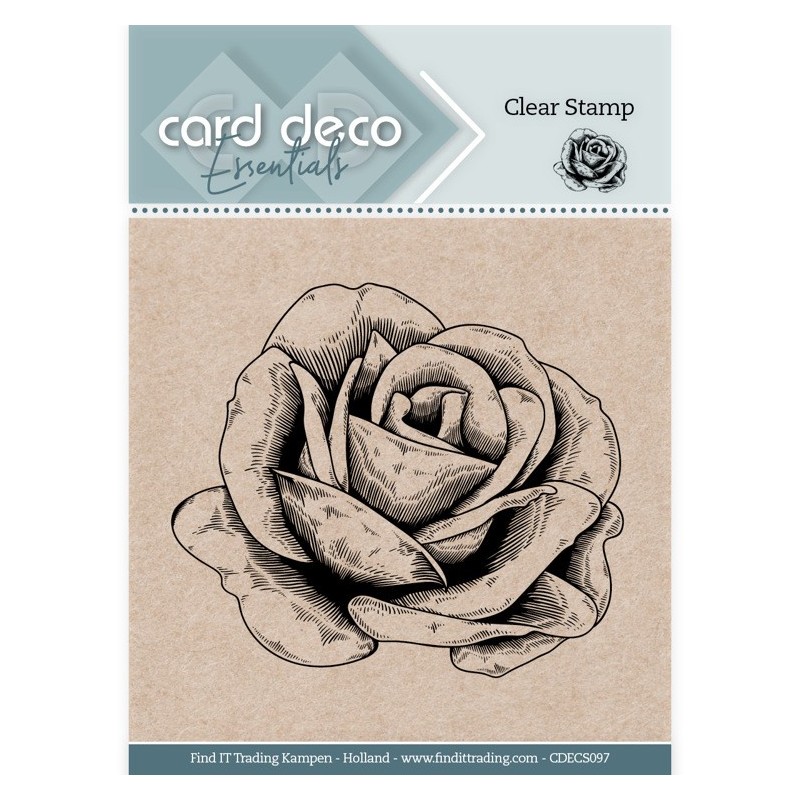(CDECS097)Card Deco Essentials Clear Stamps - Rose