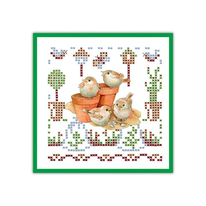 (SPDO075)Sparkles Set 75 - Jeanine's Art - Tulips and Birds
