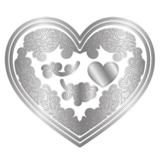 (GEM-MD-CAD-NOHE)Gemini Noble Heart Create-a-Card Dies