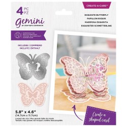 (GEM-MD-CAD-EXBU)Gemini Exquisite Butterfly Create-a-Card Dies