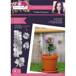 Crafter's Companion Arts 'n Flowers Garden Florals Metal Dies Ranunculus