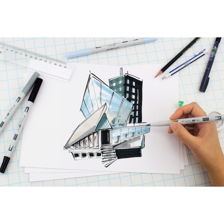 (19-ABTP-947)Tombow ABT PRO Alcohol - dubbele brushpen burnt sienna