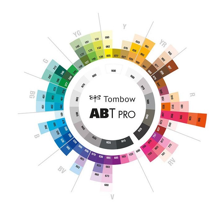 (19-ABTP-991)Tombow ABT PRO Alcohol - dubbele brushpen light ochre