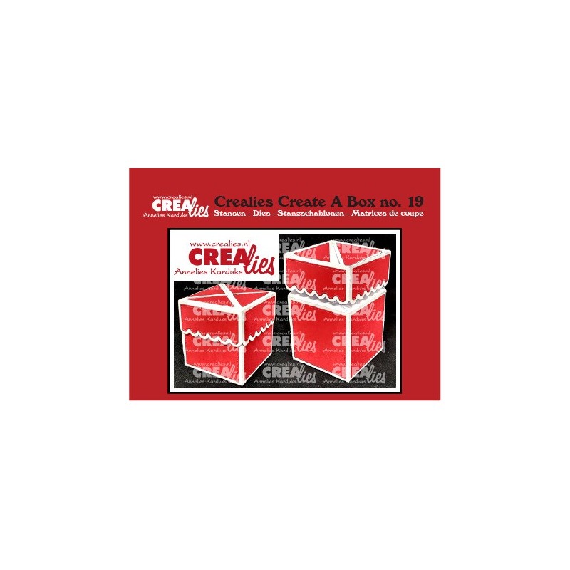 (CCAB19)Crealies Create A Box no. 19