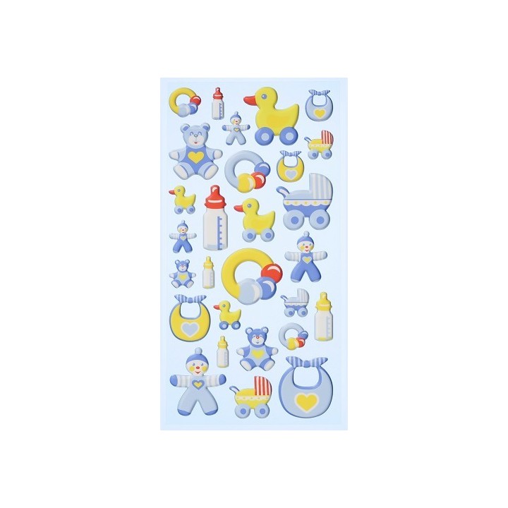(3451127)SOFTY-Stickers Babyboy