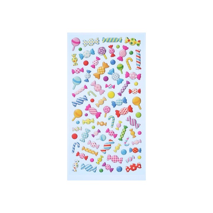 (3451128)SOFTY-Stickers Bonbons