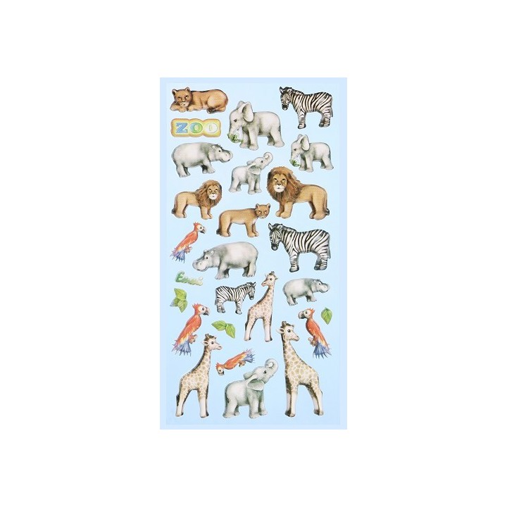 (3451160)SOFTY-Stickers Dierentuin