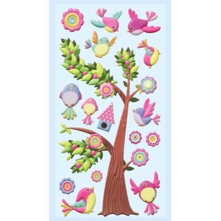 (3451250)SOFTY-Stickers Vogels