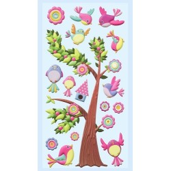 (3451250)SOFTY-Stickers Vogels