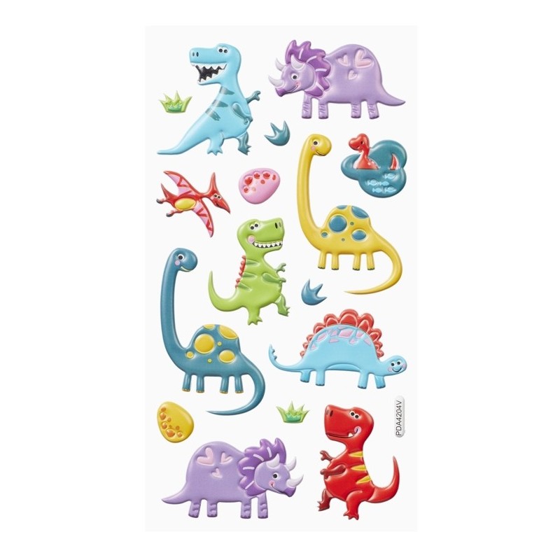 (3452244)SOFTY Stickers Dino's V