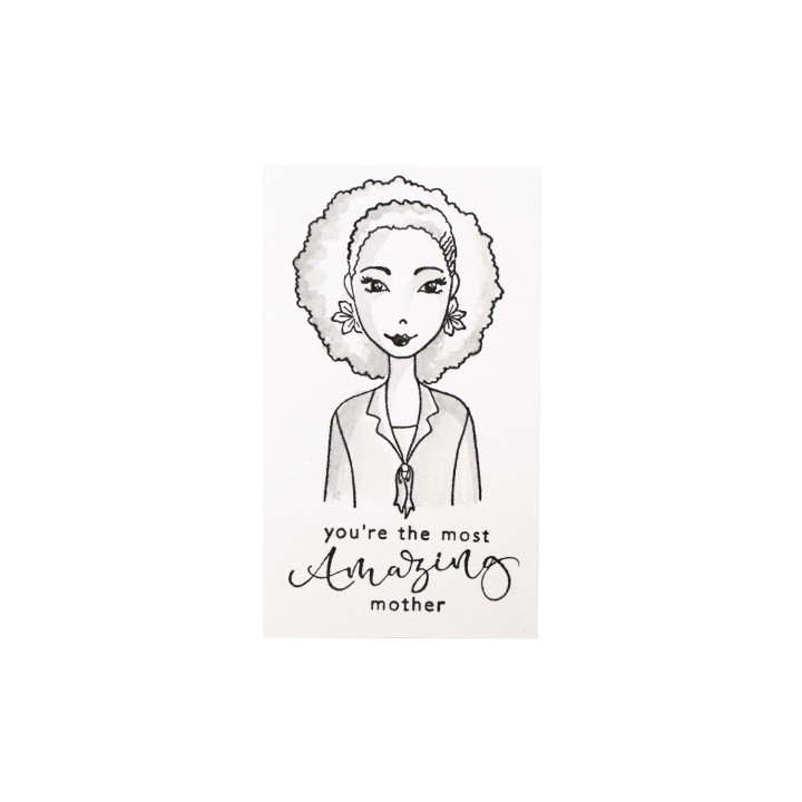 (KJ-MBKJ-STAMP182)Studio light  Clear stamp Sophia Missees nr.182