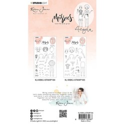 (KJ-MBKJ-STAMP185)Studio light  Clear stamp Angela Missees nr.185