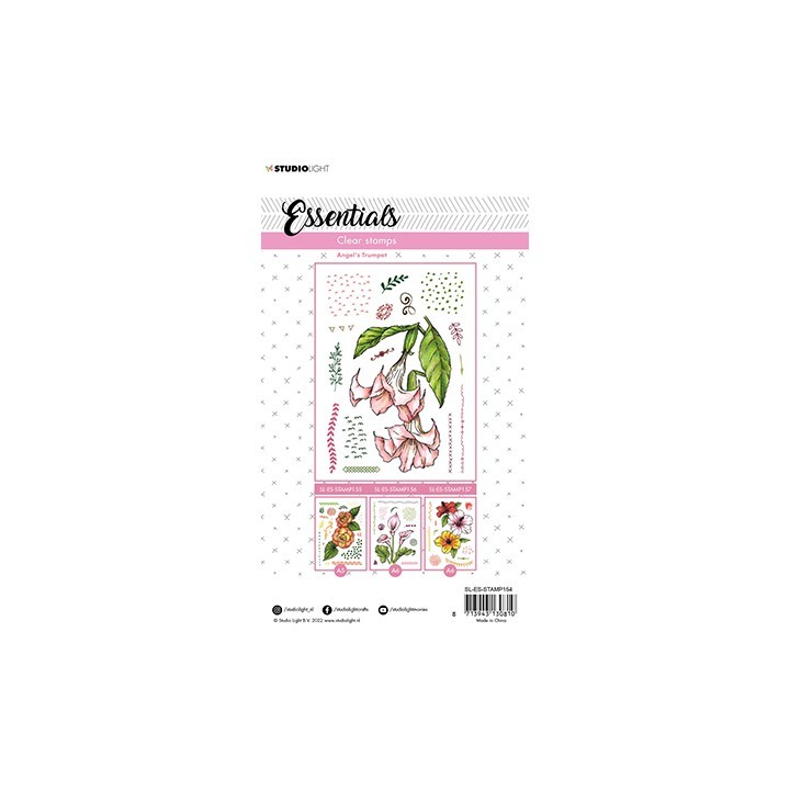 (SL-ES-STAMP154)Studio light SL Clear stamp Angel's Trumpet Essentials nr.154