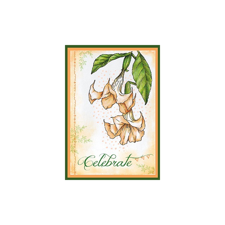 (SL-ES-STAMP154)Studio light SL Clear stamp Angel's Trumpet Essentials nr.154