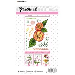 (SL-ES-STAMP155)Studio light SL Clear stamp Begonia Essentials nr.155