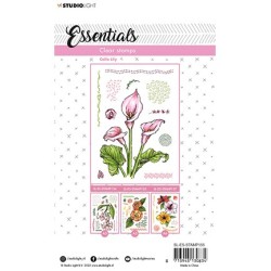 (SL-ES-STAMP156)Studio light SL Clear stamp Calla Lily Essentials nr.156