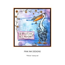 (PI164)Pink Ink Designs Pelican A5 Clear Stamp