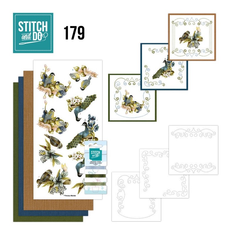 (STDO179)Stitch and Do 179 - Precious Marieke - Flowers and Friends
