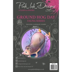 (PI151)Pink Ink Designs Groundhog day A5 Clear Stamp