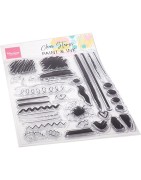 (CS1095)Clear Stamp Paint & ink