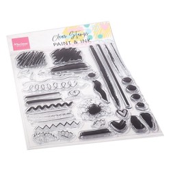 (CS1095)Clear Stamp Paint & ink