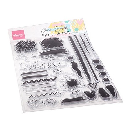 (CS1095)Clear Stamp Paint & ink