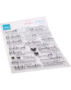 (CS1096)Clear Stamp Juffen en Meesters