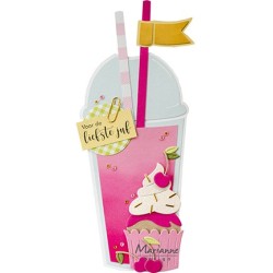 (PS8121)Marianne Design Mask stencil Smoothie cup by Marleen