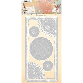 (JMA-WYS-CD200)Studio Light Cutting Die Doily slimline card Write Your Story nr.200