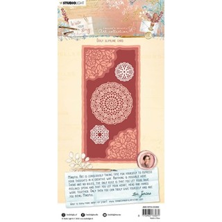 (JMA-WYS-CD200)Studio Light Cutting Die Doily slimline card Write Your Story nr.200