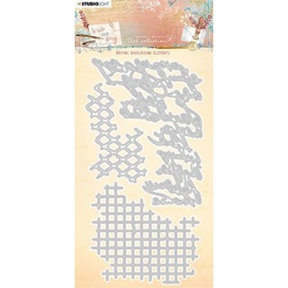 (JMA-WYS-CD201)Studio Light Cutting Die Writing background elements Write Your Story nr.201