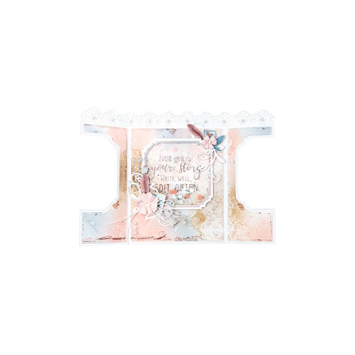 (JMA-WYS-CD201)Studio Light Cutting Die Writing background elements Write Your Story nr.201