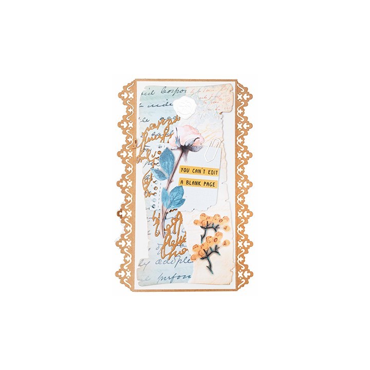 (JMA-WYS-CD202)Studio Light Cutting Die Slimline border Die Write Your Story nr.202