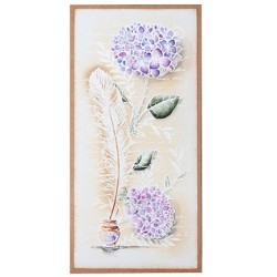 (JMA-WYS-STAMP208)Studio light SL Clear stamp Hydrangea & quill Write Your Story nr.208