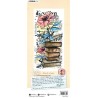(JMA-WYS-STAMP209)Studio light SL Clear stamp Books & flowers Write Your Story nr.209