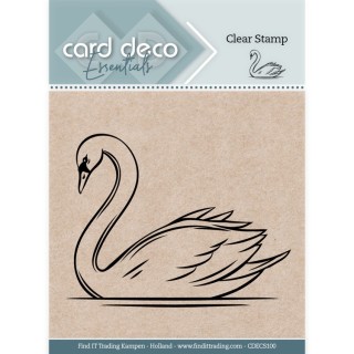 (CDECS100)Card Deco Essentials Clear Stamps - Swan