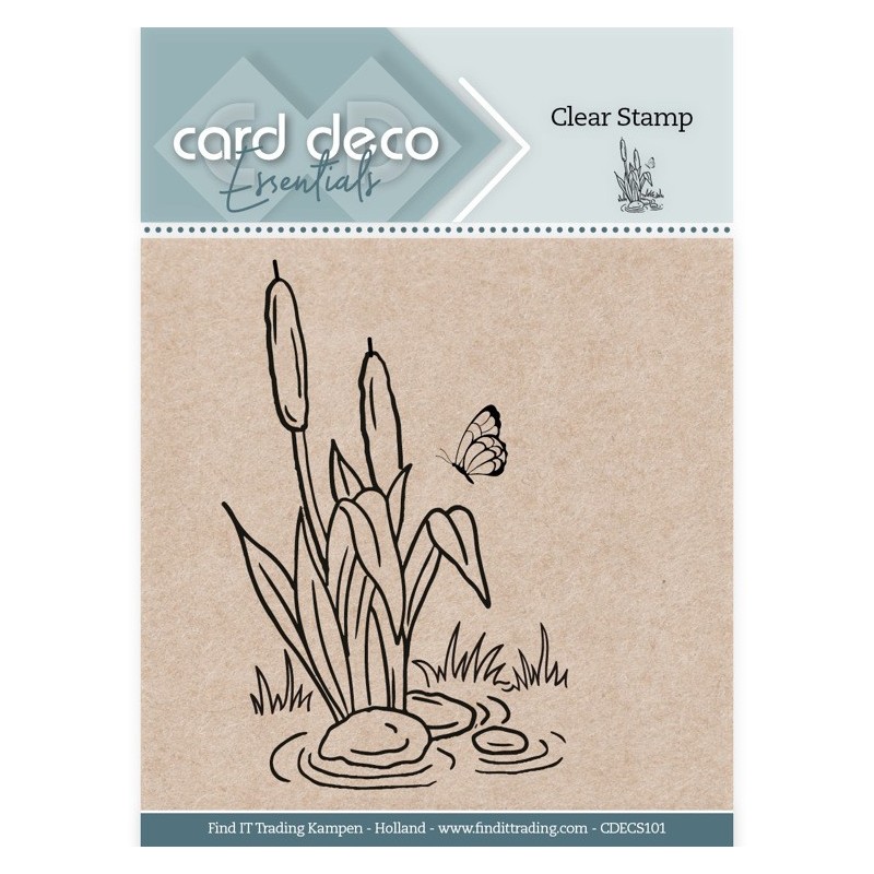 (CDECS101)Card Deco Essentials Clear Stamps - Weed