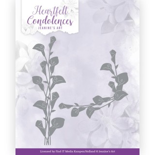 (JAD10153)Dies - Amy Design - Jeanine's Art - Heartfelt Condolences - Calla