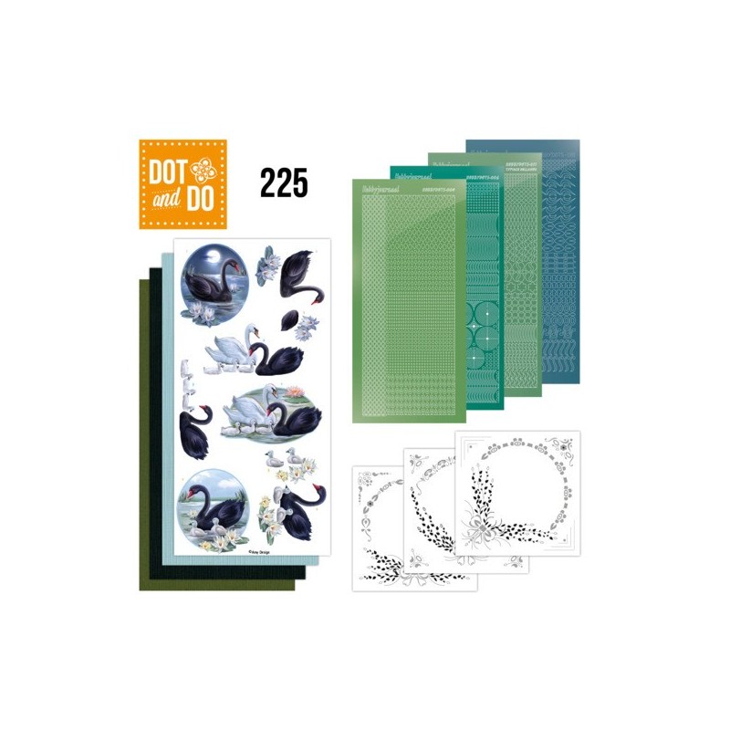 (DODO225)Dot and Do 225 - Amy Design - Elegant Swans