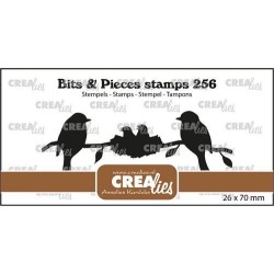 (CLBP256)Crealies Clearstamp Bits & Pieces 2 Birds
