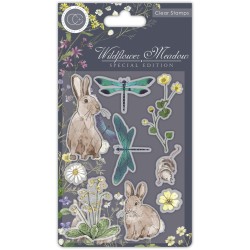 (CCSTMP076)Craft Consortium Wildflower Meadow Special Edition Clear Stamps