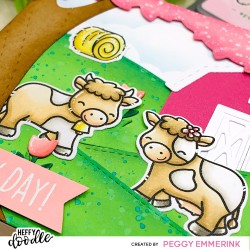 (HFD0407)Heffy Doodle Udderly Fabulous Clear Stamps