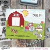 (HFD0409)Heffy Doodle Farmyard Fun Clear Stamps
