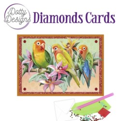 (DDDC1082)Dotty Designs Diamond Cards - Tropical Birds