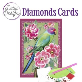 (DDDC1086)Dotty Designs Diamond Cards - Tropical Bird