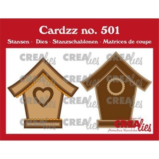 (CLCZ501)Crealies Cardzz Birdhouse