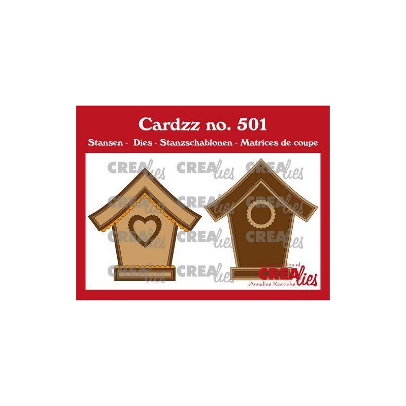 (CLCZ501)Crealies Cardzz Birdhouse