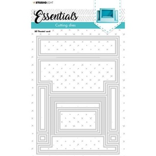 (SL-ES-CD212)Studio Light SL Cutting Die 3D theater card Essentials nr.212