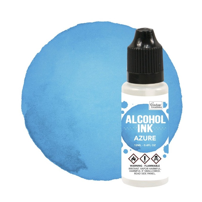 (CO727300)Alcohol Ink Aquamarine / Azure Blue